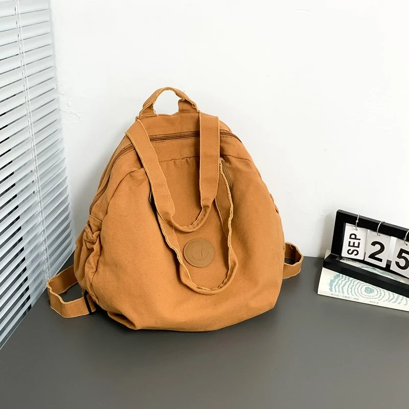 Fishing Equipment Market - Casual Simple Large Capacity Canvas Backpacks