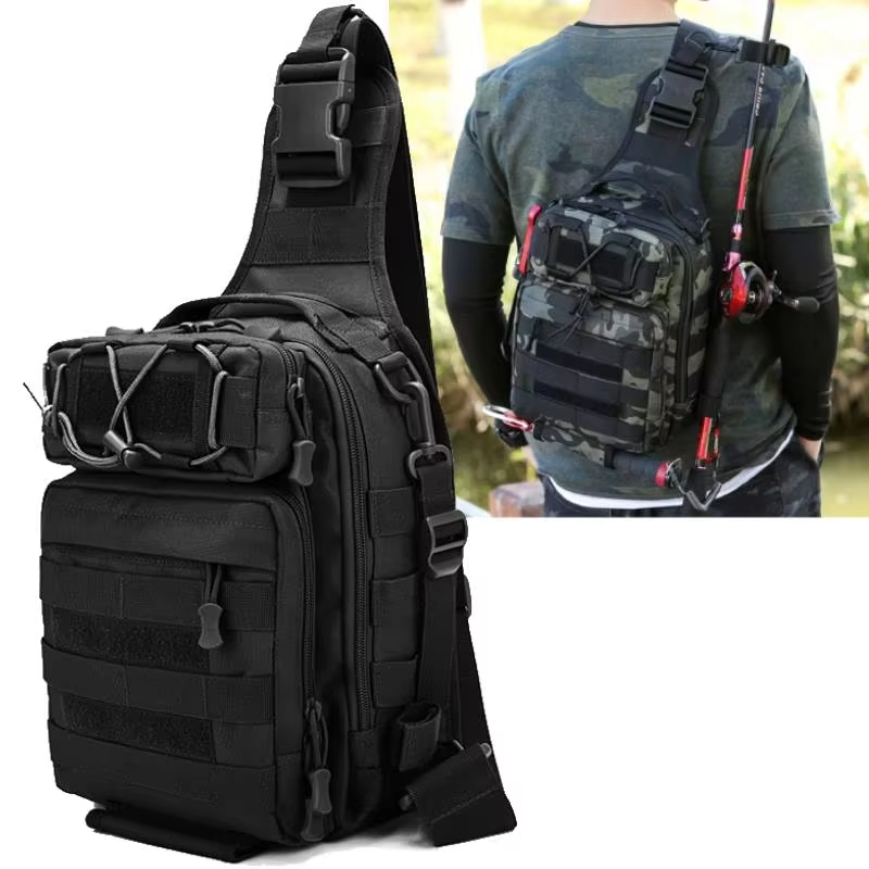Tackle Box - Outdoor Chest Bag Men Multifunctional Fishing