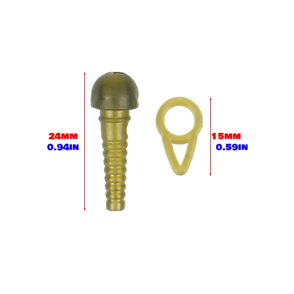 Hirisi 20pcs Carp Fishing Rubb - огляд і ціна Fishing Equipment Market