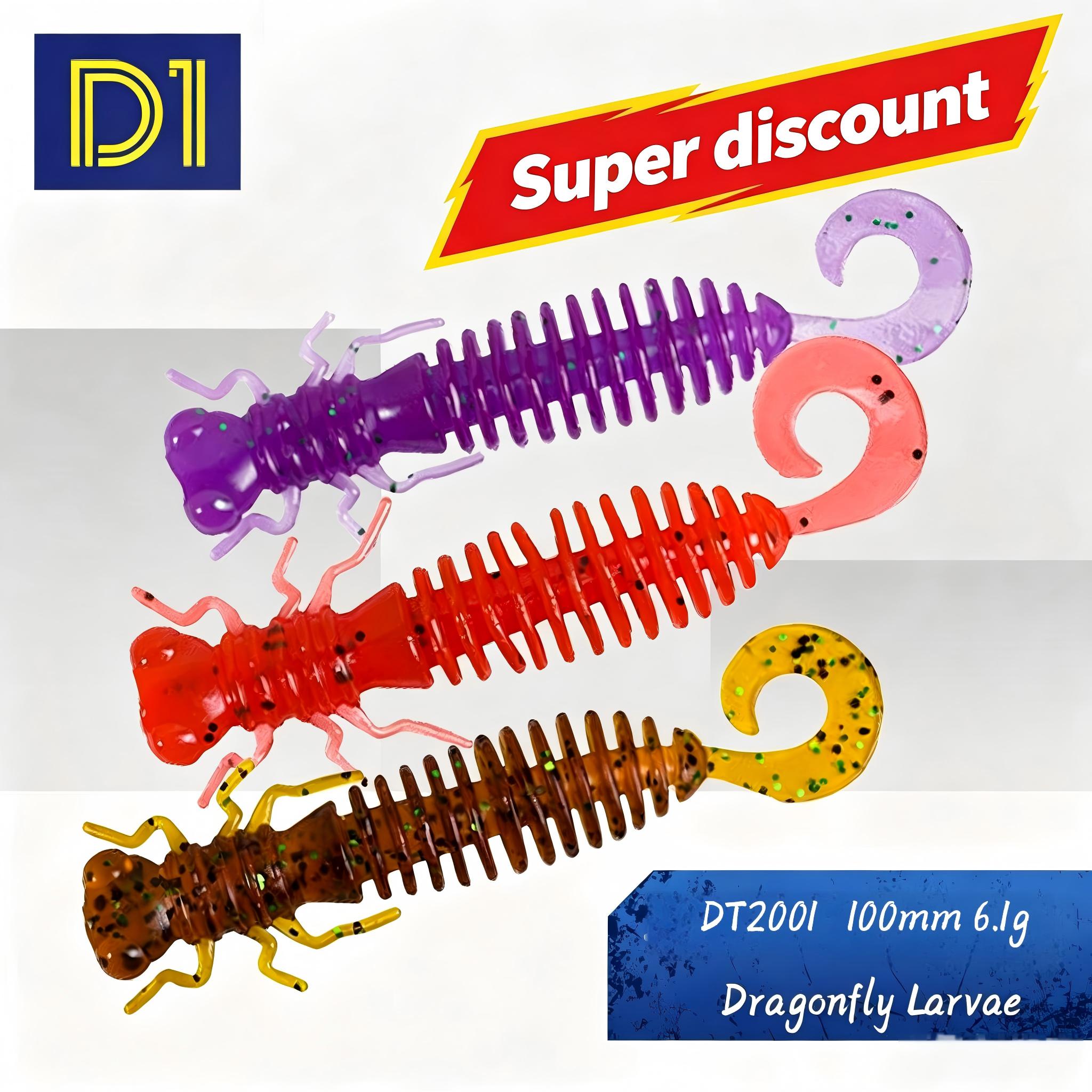 D1 Dragonfly Larva 2Pcs Set Bi - огляд і ціна Fishing Equipment Clearance