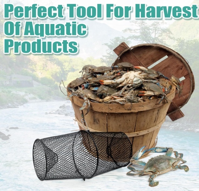 Metal Crawfish Trap Lobster Tr - огляд і ціна Fishing Equipment Market