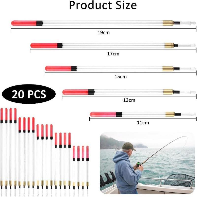 Hot Sale 20Pcs Transparent Pip - огляд і ціна Fishing Equipment Market